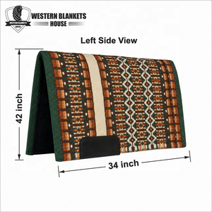New Zealand Wool Horse <b>Heavy</b> Show Pad – Premium Wool Felt Saddle Pad for Equestrian Performance - Product Image 3