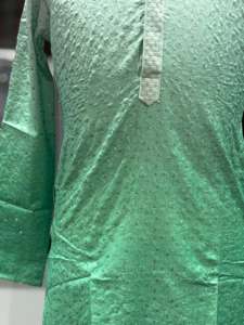 Kurta pour homme tendance et élégant, best-seller, avec broderie de sequins de qualité supérieure, idéal pour les mariages ou les réceptions, à prix avantageux - Product Image 2