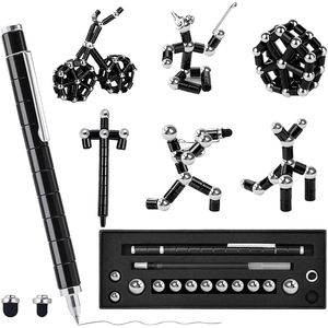 Penna Magnetica Multifunzionale Antistress, Gadget Sensoriale Divertente per Passare il Tempo, Penne Deformabili, Giocattolo Antistress - Product Image 1