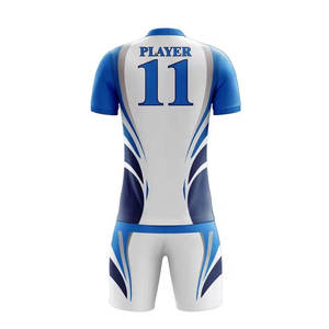 Custom Sublimation Soccer Jerseys Breathable Plus Size Anti-Bacterial UV Protection Cotton Blend Unisex - Product Image 3