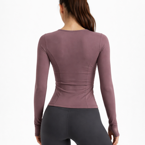 Camisetas de Gimnasio de Manga Larga Personalizadas al por Mayor para Mujer - Fabricante OEM, Proveedor Directo de Fábrica - Product Image 2
