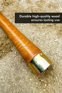 ZAP Premium Wooden Grip Cone Smooth Finish | Universal Fit | No-Slip Design | Lightweight | Ambidextrous | Cricket Bat Grip - Product Image 2