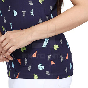 Camiseta Casual de Manga Corta para Mujer, Ecológica, Transpirable, de Secado Rápido, Estampada, 100% Poliéster, Moda de Verano - Product Image 6
