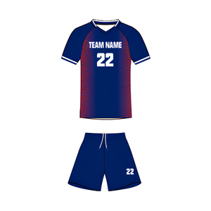 Ensemble d'uniformes de football en polyester haute élasticité, écologique, anti-humidité, avec impression personnalisée du logo, du nom et du numéro, séchage rapide - Product Image 2