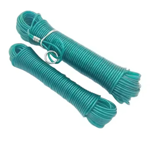 <b>Wall</b>-Mounted Retractable Waterproof Portable Eco-Friendly Clothing Organizer Flexible PVC-Coated Plastic Steel <b>Wire</b> Clothes Line - Product Image 4