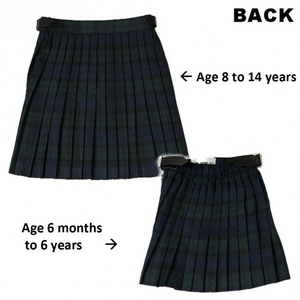 Minifalda plisada de cintura alta estilo A para mujer y niña, diseño tradicional de kilt envolvente, mezcla de PU transpirable, ideal para otoño. - Product Image 4