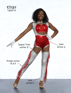 Uniformes de baile majarotte de alto rendimiento y cómodos, con diseño personalizado para festivales y competiciones. - Product Image 5