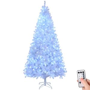 8 FT Pre-lit Artificial Christmas <b>Tree</b> with 1500 <b>Branch</b> Tips and 500 Lights Hinged Pine <b>Tree</b> Remote Control Holiday Decor - Product Image 1