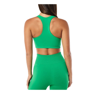 Ensemble 2 pièces de sport pour femme grande taille : short et soutien-gorge respirants, sans coutures, en Spandex/Nylon, écologiques, pour yoga, course et fitness - Product Image 4