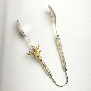 Pince à pain en métal couleur arc-en-ciel pour dîner parfait pour les ustensiles et les ustensiles de cuisine de la maison de l'hôtel et le service élégant - Product Image 6