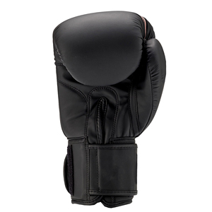 Gants de boxe professionnels de haute qualité OEM en cuir noir 14oz, prix de gros pour le sport et l'entraînement - Product Image 6