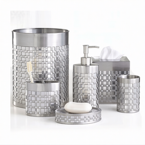 Juego de Accesorios de Baño de Acero Inoxidable de Alta Calidad a Precio Económico al por Mayor, Juego de Artículos para el Hogar de Seis Piezas - Product Image 1