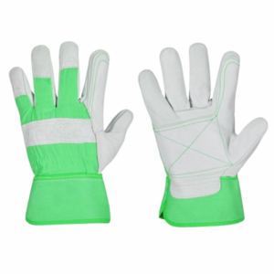 Gants de rigueur canadiens personnalisables en cuir de vachette grainé durable, avec manchette de sécurité lisse, résistants aux épiques, construction renforcée, souples, certifiés CE - Product Image 4