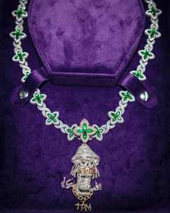 สร้อยคอพร้อมจี้ห้อยประดับเพชรโมอิสซาไนต์รูปผลไม้ ดีไซน์หรูหราจากแบรนด์ดัง ผลิตจากเงินแท้ 925 ชุบโรเดียม ได้รับการรับรองจาก GIA - Product Image 2