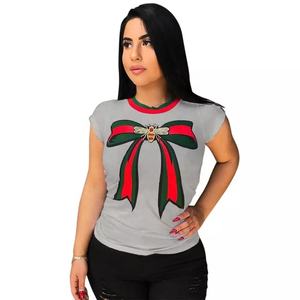 Camiseta de Verano para Mujer, Diseño Personalizado, Tejido Premium, Manga Corta, Corte Ajustado, Ecológica, Transpirable, de Alta Calidad - Product Image 5