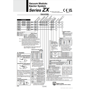 Module d'aspiration ZX1053-K15LZ-EC d'aspirateurs industriels SMC Pneumatics - Product Image 3