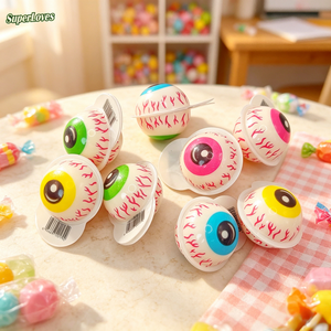 Caramelle Gommose a Forma di Occhio all'Ingrosso dalla Cina, Morbide <span class=keywords><strong>e</strong></span> al Gusto di Frutta, Confezioni Assortite, Halal, Ideali come Regalo di Natale - Product Image 2