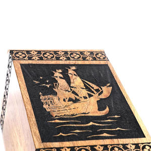 Custom for Wood Pet Urn Handmade Modern Eco-friendly Memorial Keepsake <b>Box</b> <b>Large</b> Sliding Lid Decorative - Product Image 3