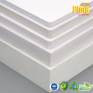 Custom White PVC WPC Foam Board Sheet 20mm Thick 0.6 G/cm3 Density for <b>Interior</b> Design Bedroom <b>Accessories</b> - Product Image 2