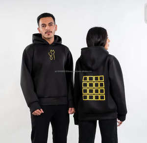 Vente en gros de sweats à capuche double face personnalisés pour hommes sweat à capuche tricoté en polyester spandex pour vêtements de sport - Product Image 2