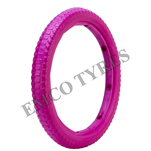 Neumáticos EMCO EVA de 14 Pulgadas para Bicicletas Infantiles - Duraderos y Resistentes para Todas las Estaciones, Color Blanco, Tamaños 14x1.75/2.40 - Product Image 3