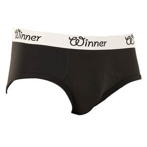 Calzoncillos de hombre transpirables 100% algodón, finos, de color liso, con diseño U-convexo, sexys, sin costuras, con logo en la cintura, de punto, ecológicos, sencillos. - Product Image 3