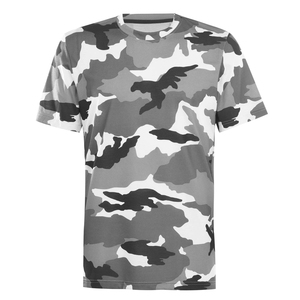 T-shirt tactique camouflage 100% polyester, T-shirt camouflage numérique, T-shirt de sécurité à col en V, coton respirant et écologique - Product Image 5