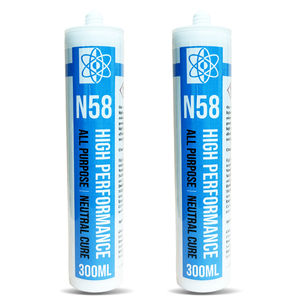 Scellant silicone monocomposant 300 ml de Taïwan pour l'étanchéité extérieure et intérieure, la construction, le travail du bois et l'emballage - Product Image 1