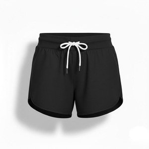 Shorts de sport personnalisés pour femmes 2026 – Respirants, séchage rapide, pour l'entraînement et le fitness, en nylon/spandex, taille haute avec cordon de serrage, idéaux pour l'été - Product Image 3