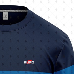 ผู้ผลิตเสื้อยืดคอตตอนโอเวอร์ไซส์สำหรับผู้ชาย ผ้า 180 GSM คอกลม แบบเรียบ รับผลิตแบบ OEM ODM พร้อมรับทำแบรนด์ส่วนตัว - Product Image 2