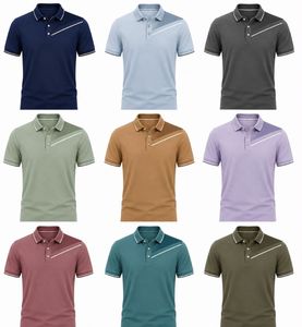 Polo pour homme personnalisé en gros, de haute qualité, en coton piqué respirant, tendance, décontracté, matière douce, style streetwear - Product Image 4