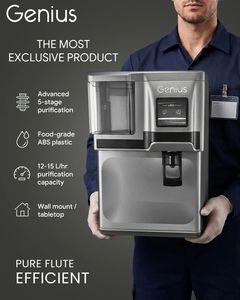Genius <b>REVERSE</b> <b>OSMOSIS</b> WATER TREATMENT <b>SYSTEM</b> MULTI STAGE FILTER DOMESTIC WATER FILTRATION <b>SYSTEM</b> RO ALK TDS <b>SYSTEM</b> - Product Image 3