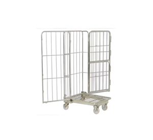 Chariot logistique pliable à quatre roues robuste pour le transport et le stockage, personnalisable OEM, haute qualité Vietnam - Product Image 1