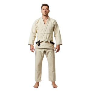 Kimono de Jiu Jitsu de la Mejor Calidad, Color Piel, Modal Resistente, Uniforme de Grappling Cómodo, Diseño Personalizado, Conjuntos de Trajes de Artes Marciales - Product Image 1