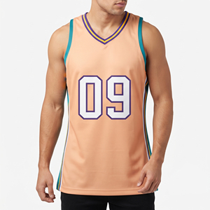 Camiseta de Baloncesto Sublimada al por Mayor para Hombre, Camiseta Deportiva sin Mangas, Camiseta de Baloncesto Profesional para Hombre - Product Image 1
