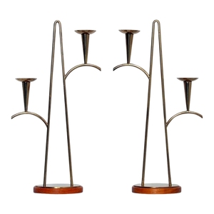 Support à bougies triple en fer fini noir avec revêtement en poudre, idéal pour l'éclairage de chambre, la décoration festive et la table à manger. - Product Image 4