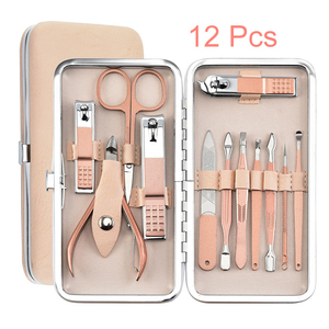 High-quality surgical manicure pedicure <b>kit</b> for professionals stainless steel <b>nail</b> care instrument set manufacturer and supplier - Product Image 2