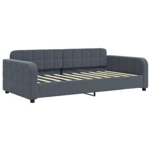 Lit de repos gris foncé 39,4 x 74,8 po avec lit gigogne, sans matelas - Product Image 6