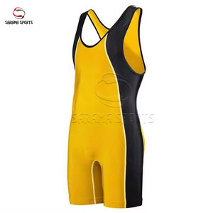 Singlet de Lucha Libre Personalizado por Sublimación, Fabricante OEM, Suministro al por Mayor, Singlet de Lucha Libre Profesional para Hombre - Product Image 3