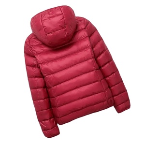 Women's Ultra-<b>Light</b> <b>Duck</b> down Jacket Autumn/Winter Waterproof Hooded Puffer Coat Portable Female Thin Outerwear - Product Image 4