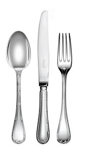 Juego de Cubiertos Elegantes de Lujo Francés, Cubertería de Metal con Acabado de Espejo, Apto para Lavavajillas, Ideal para Bodas y Eventos - Product Image 1