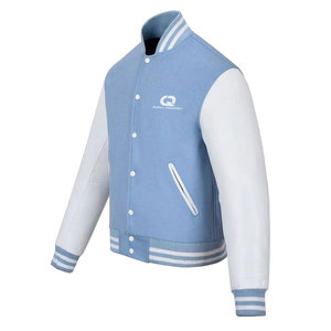 Durable Material Best Design Varsity <b>Jacket</b> With <b>Leather</b> Sleeves Casual Wear For <b>Men</b> With Durable Material Finish - Product Image 3