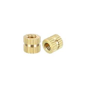 Écrous d'expansion en laiton poli en gros, écrous moletés pour quincaillerie de meubles - Product Image 2