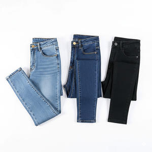 กางเกงยีนส์เดนิมผู้หญิงขายดี ทรงลำลอง ระบายอากาศได้ดี สไตล์วินเทจ กางเกงคาร์โก้แฟชั่น ขายส่งจากบังกลาเทศ - Product Image 2