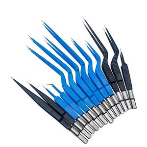 Pinces à électrodes manuelles réutilisables en acier inoxydable de haute qualité, pinces bipolaires certifiées CE - Product Image 4