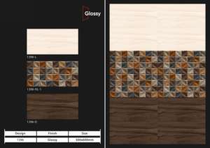 Azulejos de Pared de Cerámica de Alta Calidad con Superficie Brillante de 12x24 Pulgadas (30x60 cm), Solución Decorativa Moderna para Interiores de Baños y Cocinas - Product Image 3