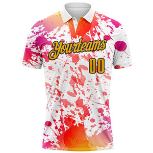 เสื้อเจอร์ซีย์กีฬาแบบสั่งทำพิเศษ ลายพิมพ์แบบรีดร้อน ระบายอากาศได้ดี ผลิตจากโพลีเอสเตอร์ 100% สำหรับทุกเพศ แห้งเร็ว น้ำหนักเบา มีกระดุมสำหรับติดเสื้อ - Product Image 1