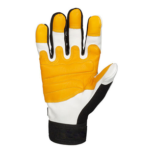 Hot Sale Driving Sport Men Safety Mechanic Working <b>Glove</b> Sheepskin Yellow White Leather Industrial Work <b>Gloves</b> - Product Image 3