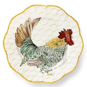 Nueva Bandeja de Hierro Esmaltada Hecha a Mano para Mesa de Comedor, con Ilustraciones Detalladas, Práctica para Servir, Patrón Personalizado - Product Image 1
