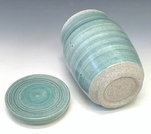 Vintage Inspired <b>Storage</b> Canister Ribbed Texture Secure Lid Moisture Protection Durable Finish <b>Kitchen</b> Counter Organizer - Product Image 4